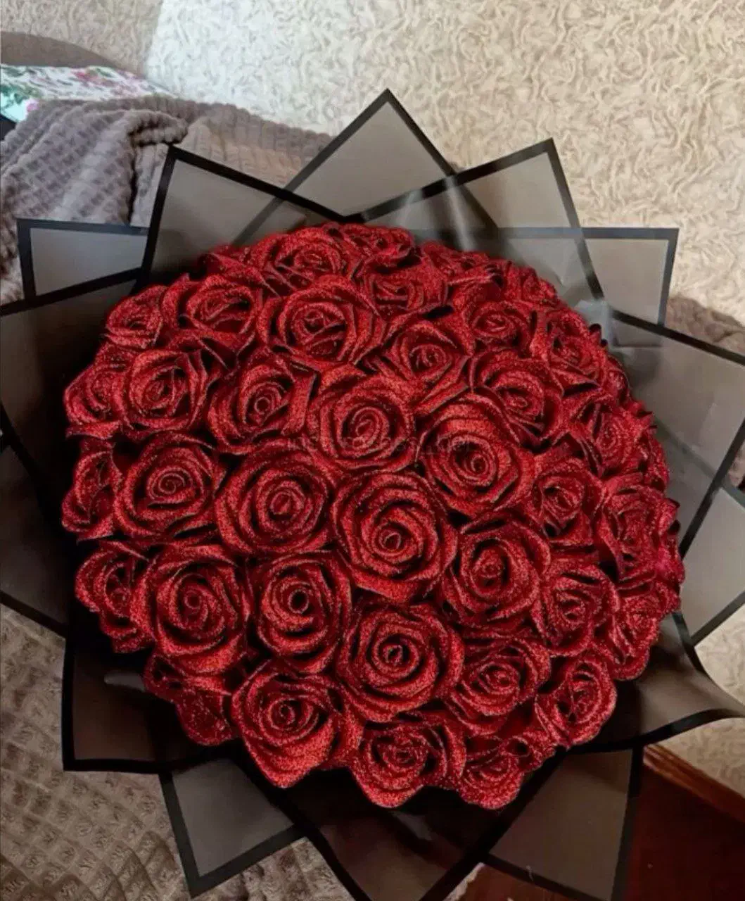 دسته گل روبانی|گل مصنوعی|ارومیه, |دیوار