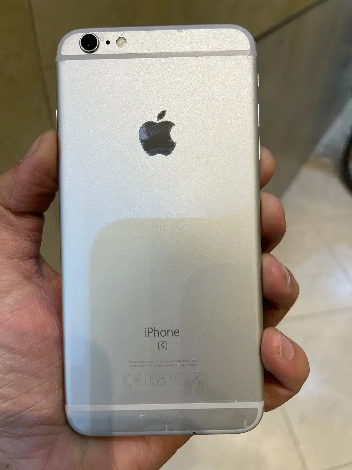 آیفون 6s plus آیکلود رنگ سیلور|موبایل|تبریز, |دیوار