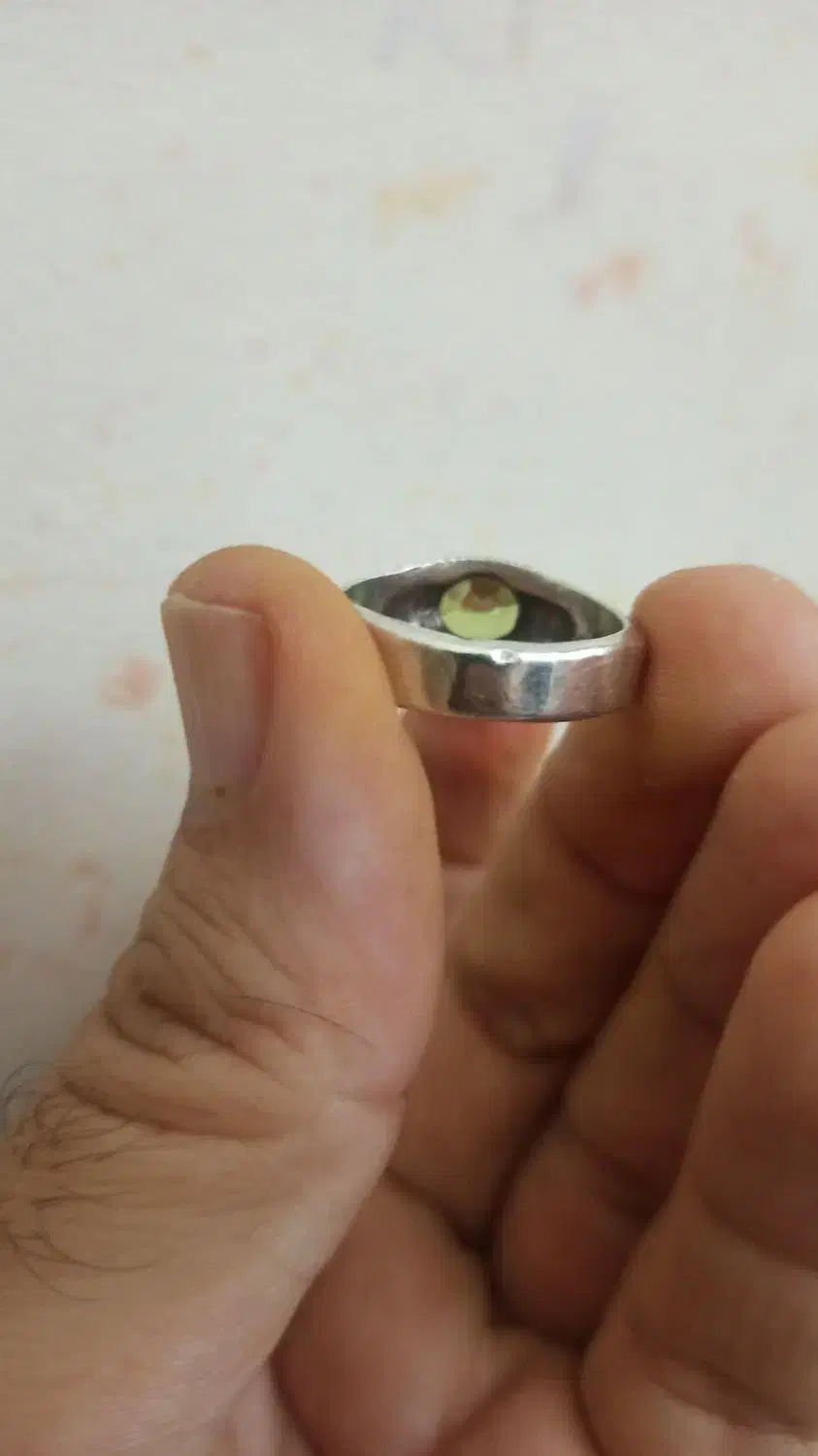 انگشتر زبرجد قدیمی رکاب دستساز|جواهرات|بندرعباس, |دیوار