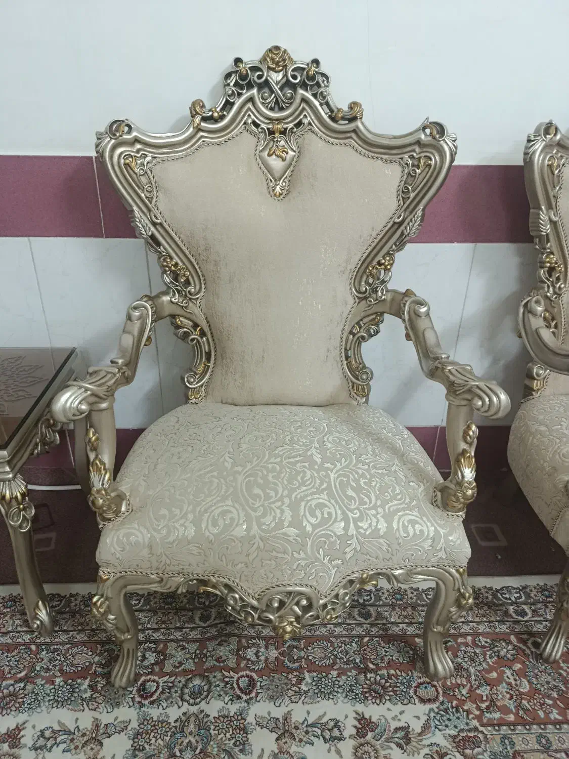 مبل استیل چوب گرجستان|مبلمان خانگی و میز عسلی|قم, کلهری|دیوار