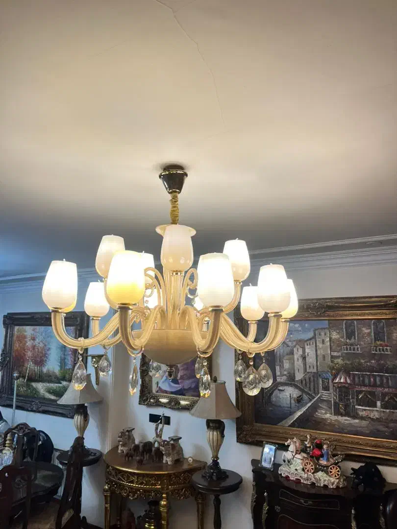 لوستر کریستال اصل چین|لوستر و چراغ آویز|تهران, علم و صنعت|دیوار