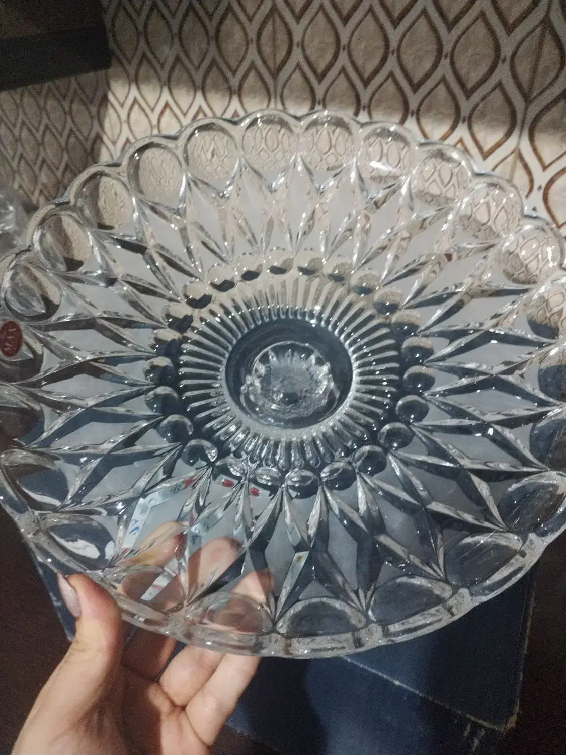 میوه خوری  بزرگ کریستال|ظروف سرو و پذیرایی|ساوه, |دیوار