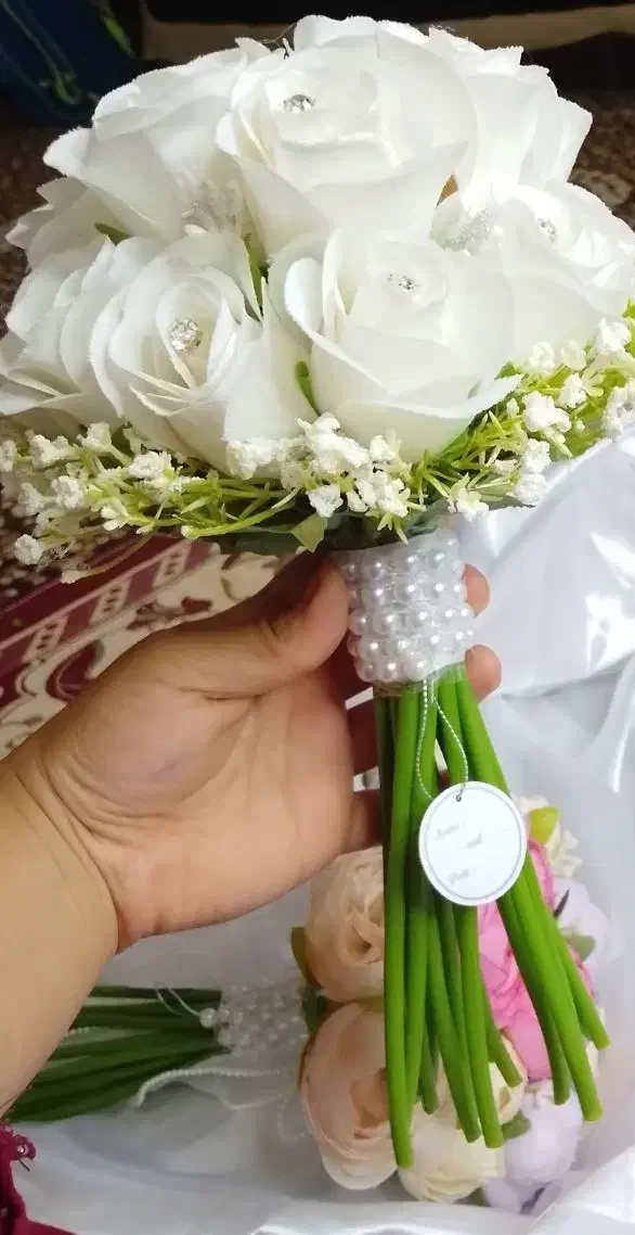 گل عروس|گل مصنوعی|حمیدیه, |دیوار