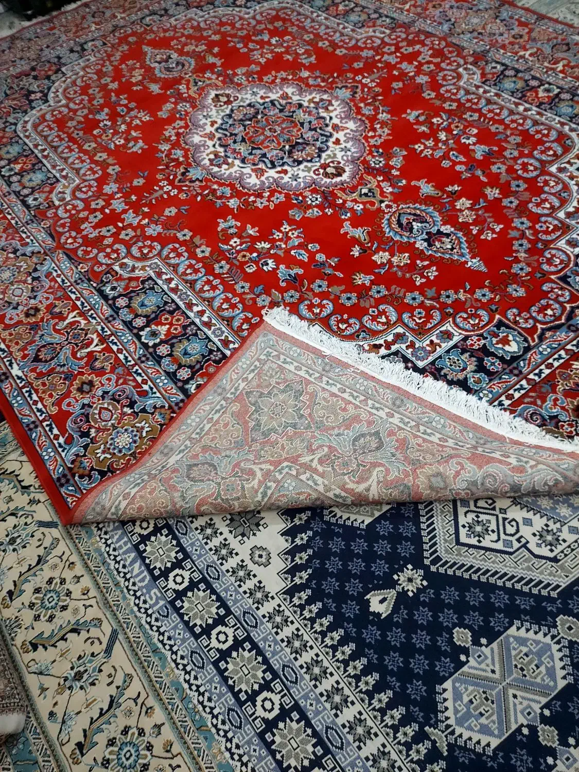 فرش ۱۲ متری|فرش|چهارباغ, |دیوار