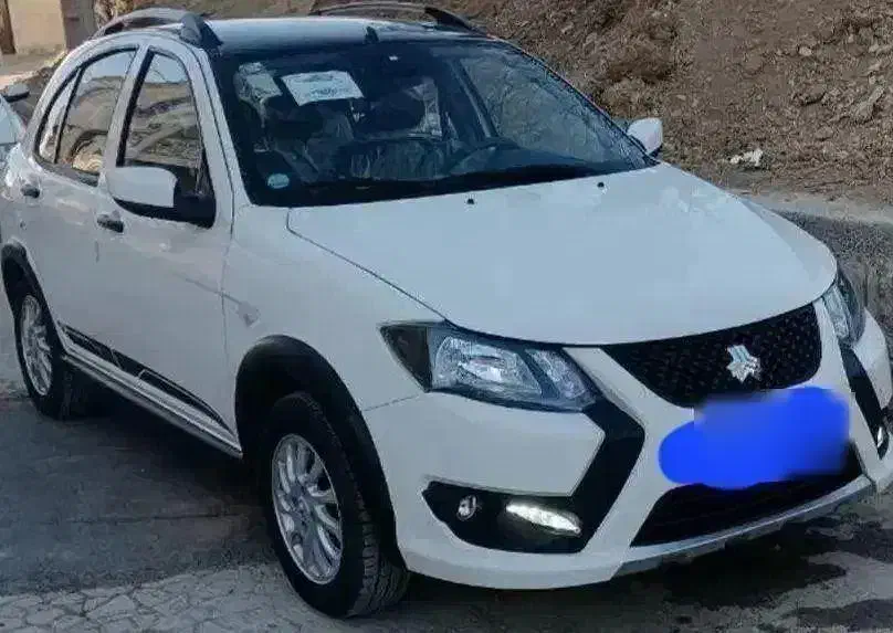 کوییک جی ایکس آر دو رنگ سفید مشکی|خودرو سواری و وانت|نورآباد, |دیوار