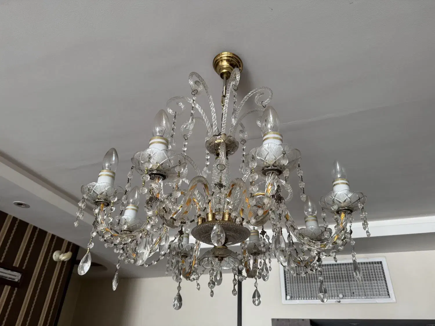 لوستر|لوستر و چراغ آویز|اصفهان, مفتح|دیوار