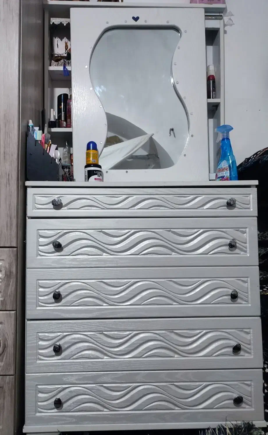 کمد لباسی و کمد ارایشی در حد نو|جاکفشی، کمد، دراور|ماهان, |دیوار