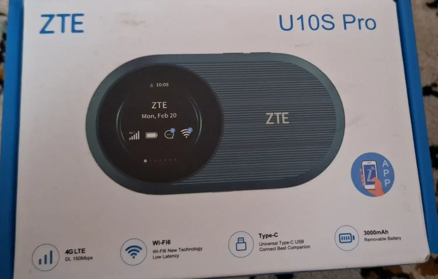 مودم 4G LTE قابل حمل زد تی ای مدل U10S Pro|مودم و تجهیزات شبکه|تهران, خانی آباد نو جنوبی|دیوار