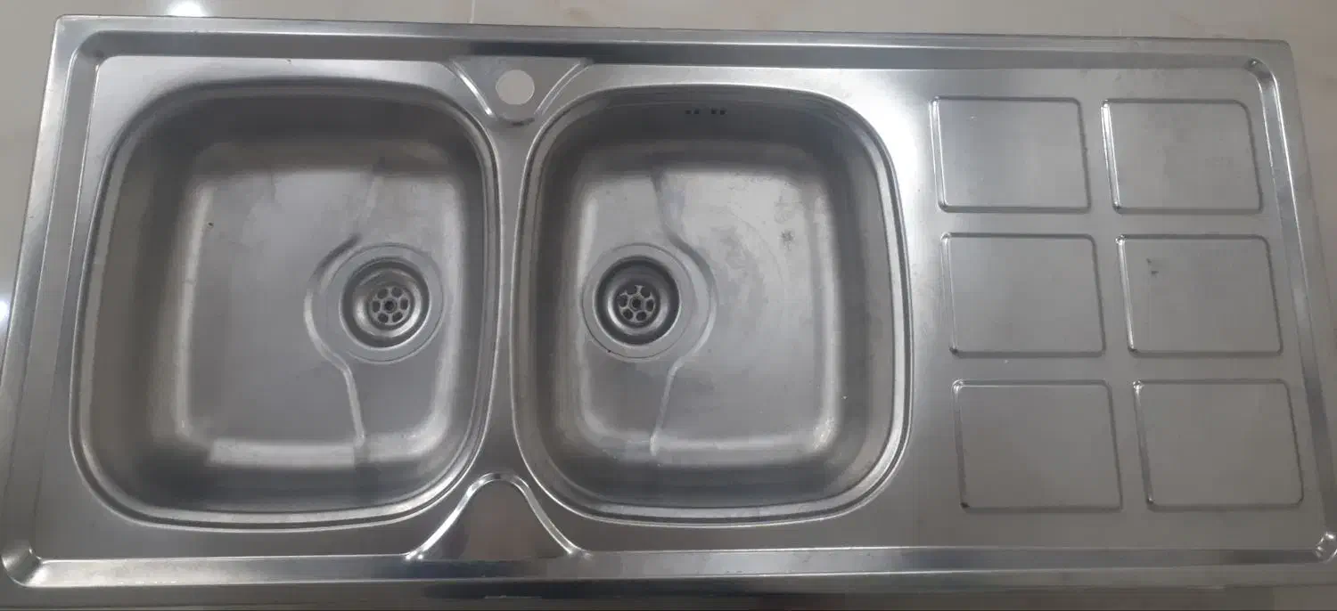 سینک ظرفشویی استیل توکار|مصالح و تجهیزات ساختمان|رشت, گلزاران|دیوار