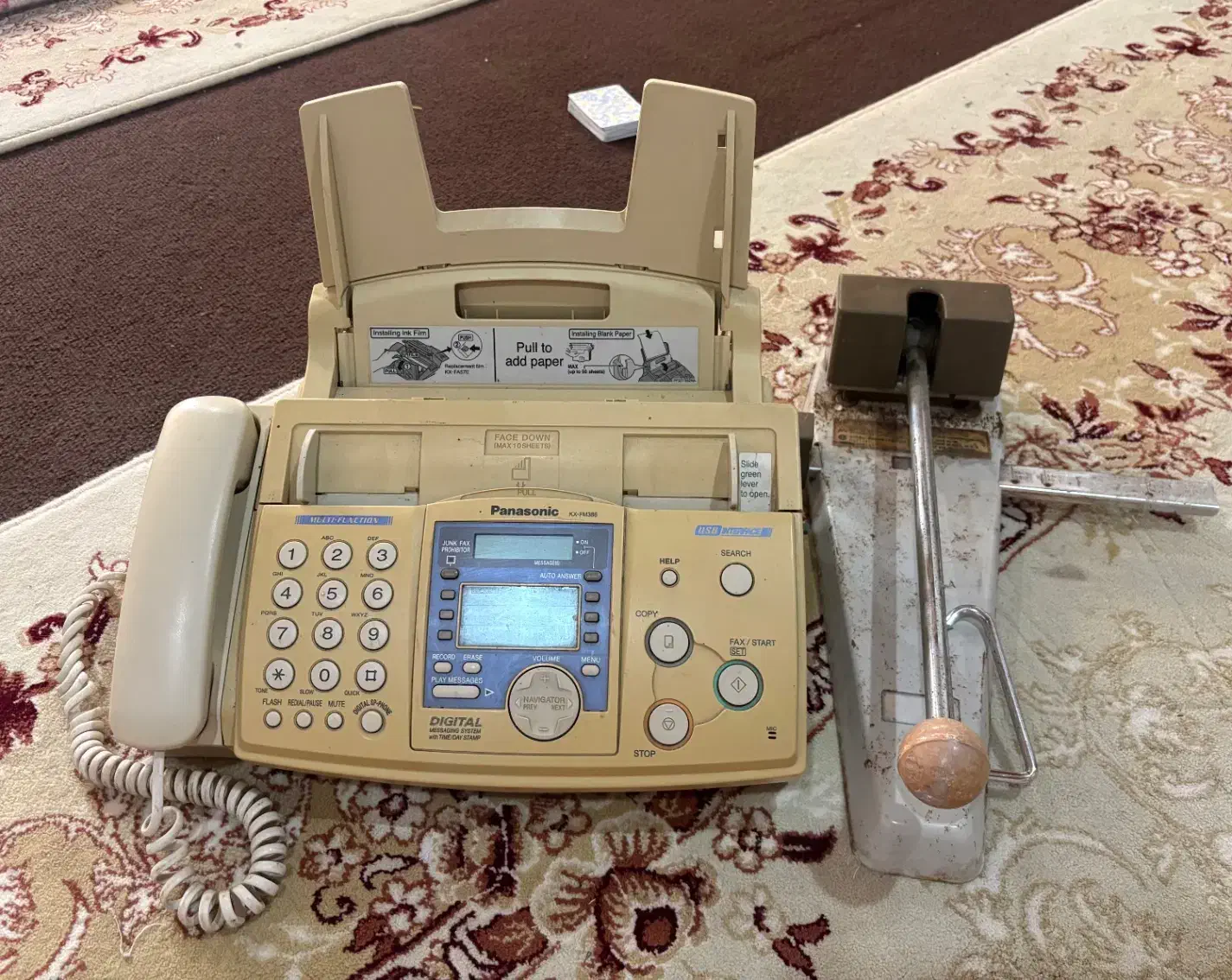 دستگاه فکس پاناسونیک|پرینتر، اسکنر، کپی، فکس|بندر انزلی, کارآموزی|دیوار