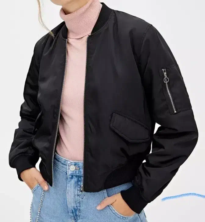 تیپ خاص با کاپشن خلبانی اورجینال زنانه|لباس|بروجن, |دیوار