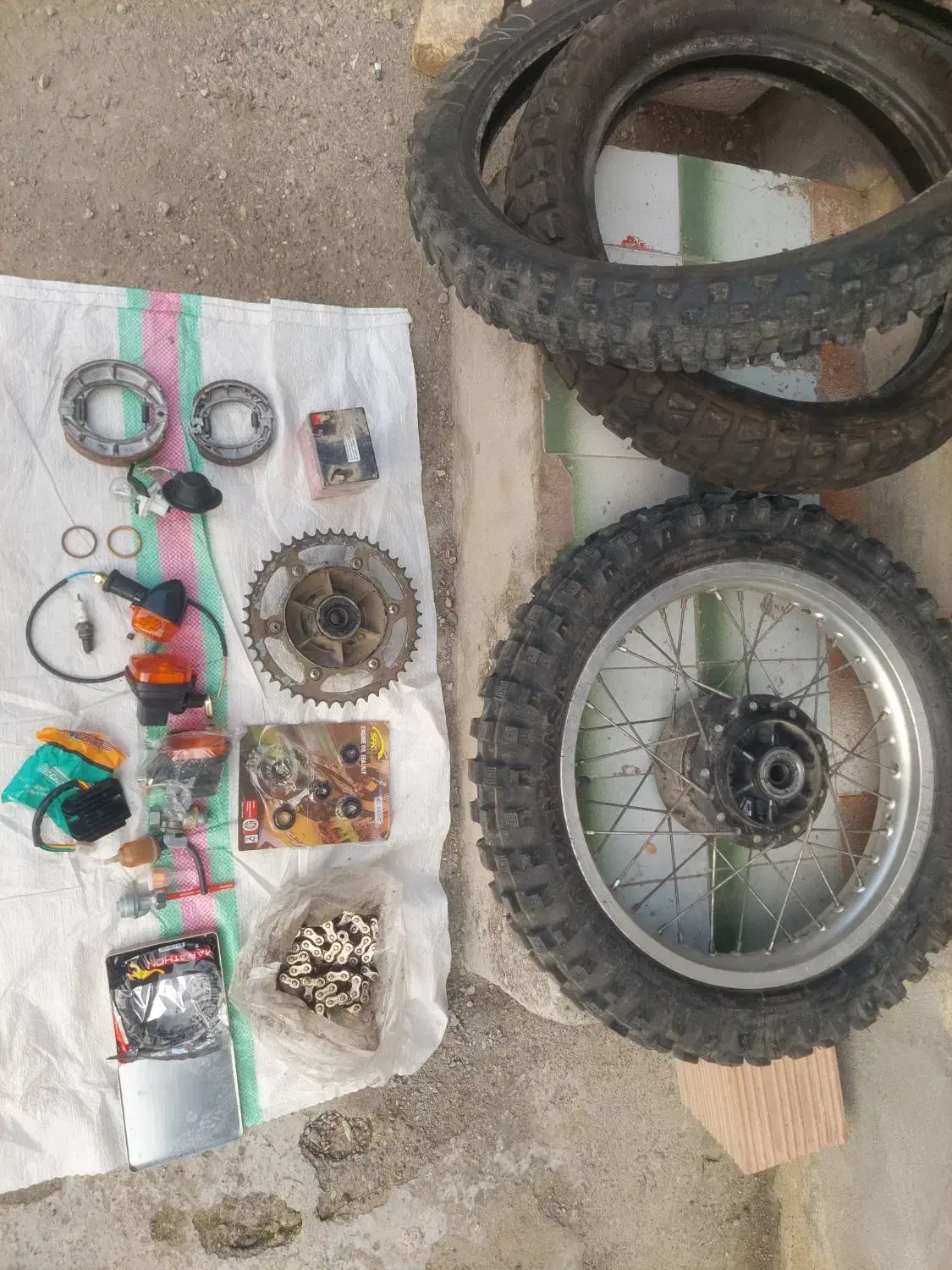 لوازم اصلی و فابریک اکسل 200و 250 ژاپن|قطعات یدکی و لوازم جانبی|گرگان, |دیوار