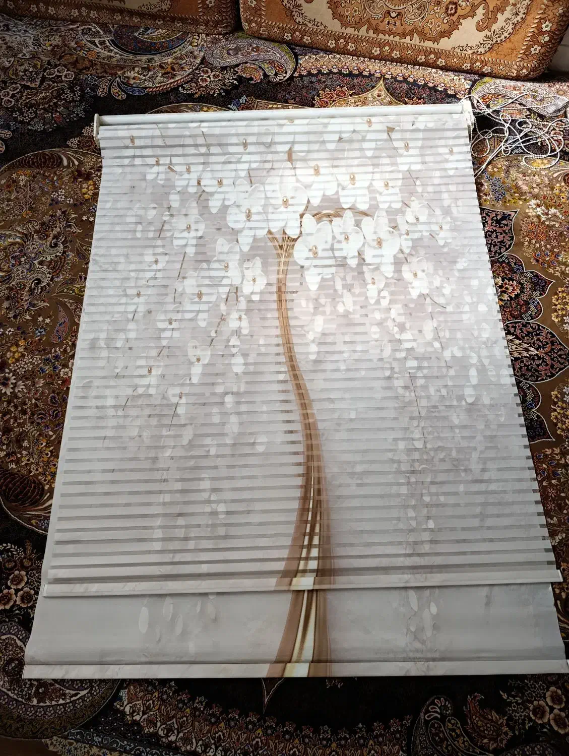 پرده زبرا|پرده، رانر، رومیزی|ورامین, شهرک مدرس|دیوار