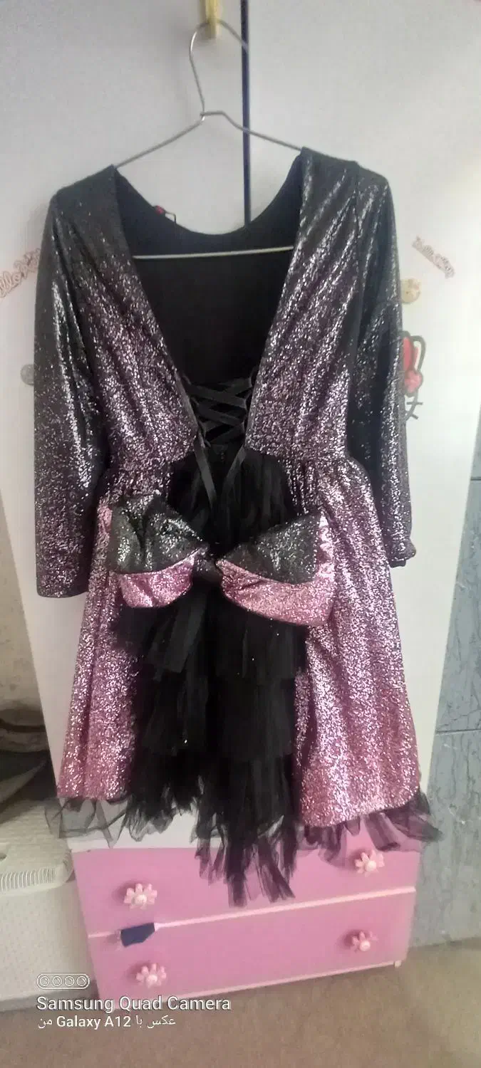 کلی لباس مجلسی دخترانه در حد نو نو و بابت|کفش و لباس بچه|سهند, |دیوار