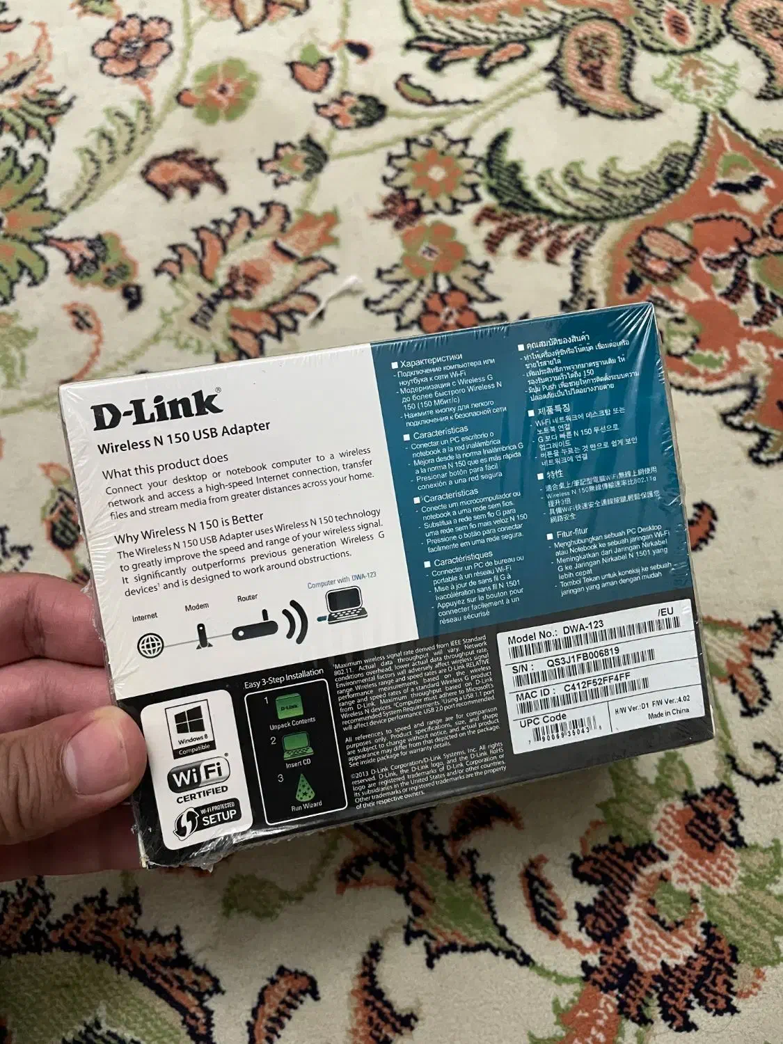 کارت شبکه USB وایرلس ـ دانگل wifi D-link|مودم و تجهیزات شبکه|تهران, شهرک غرب|دیوار