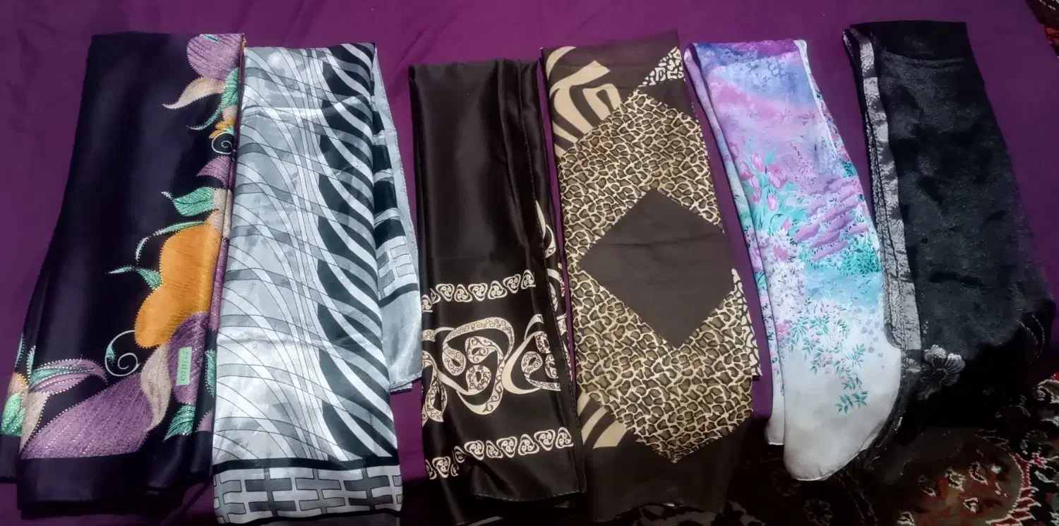 پارچه چادری. روسری چهار  گوش|لباس|نهاوند, |دیوار