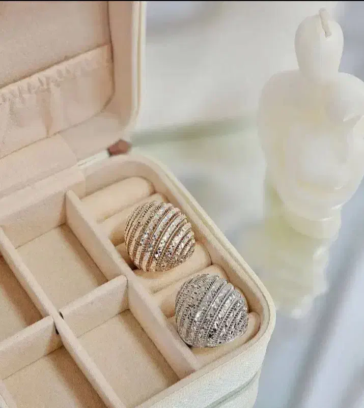 انگشتر بسیار ظریف نقره همراه با جعبه ای شکیل|جواهرات|اصفهان, سودان|دیوار