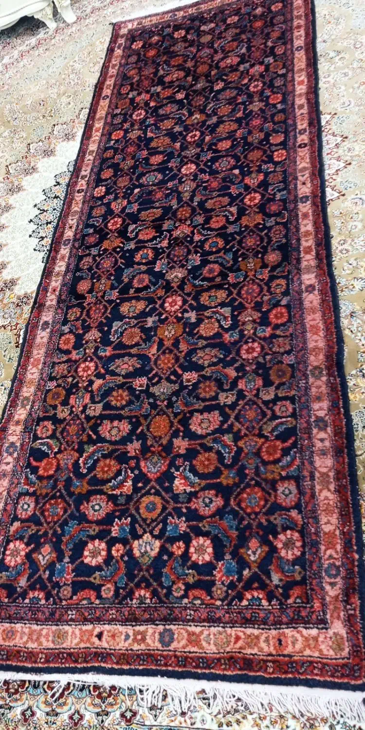 فرش دستبافت عرض ۱متر طول ۳متر|فرش|همدان, |دیوار