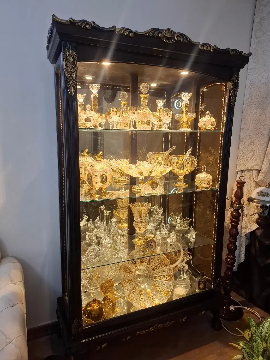 ویترین آینه دار چوبی|بوفه، ویترین، کنسول|تهران, پونک|دیوار