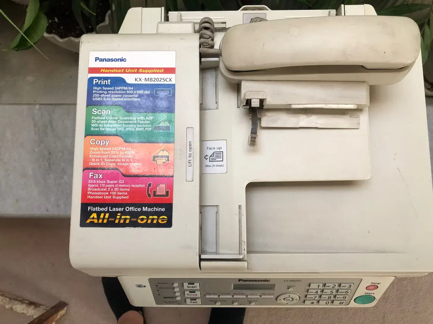 دستگاه پرینتر وکپی و فکس و اسکن پاناسونیک|پرینتر، اسکنر، کپی، فکس|شیراز, گلکوب|دیوار