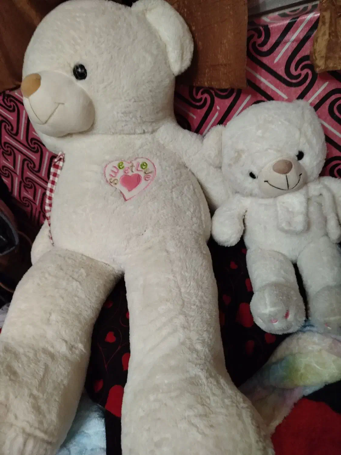 دو عدد خرس کوچک بزرگ|اسباب‌بازی بچه|مبارکه, |دیوار