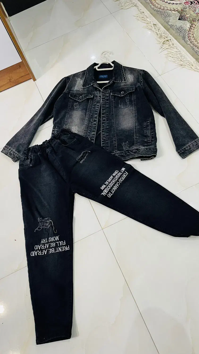 کت و شلوار جین پسرانه|کفش و لباس بچه|کرج, کیانمهر|دیوار