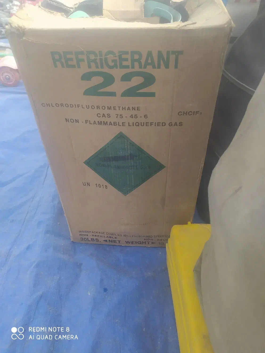 گاز R22|کولر گازی و فن‌کوئل|همدان, |دیوار