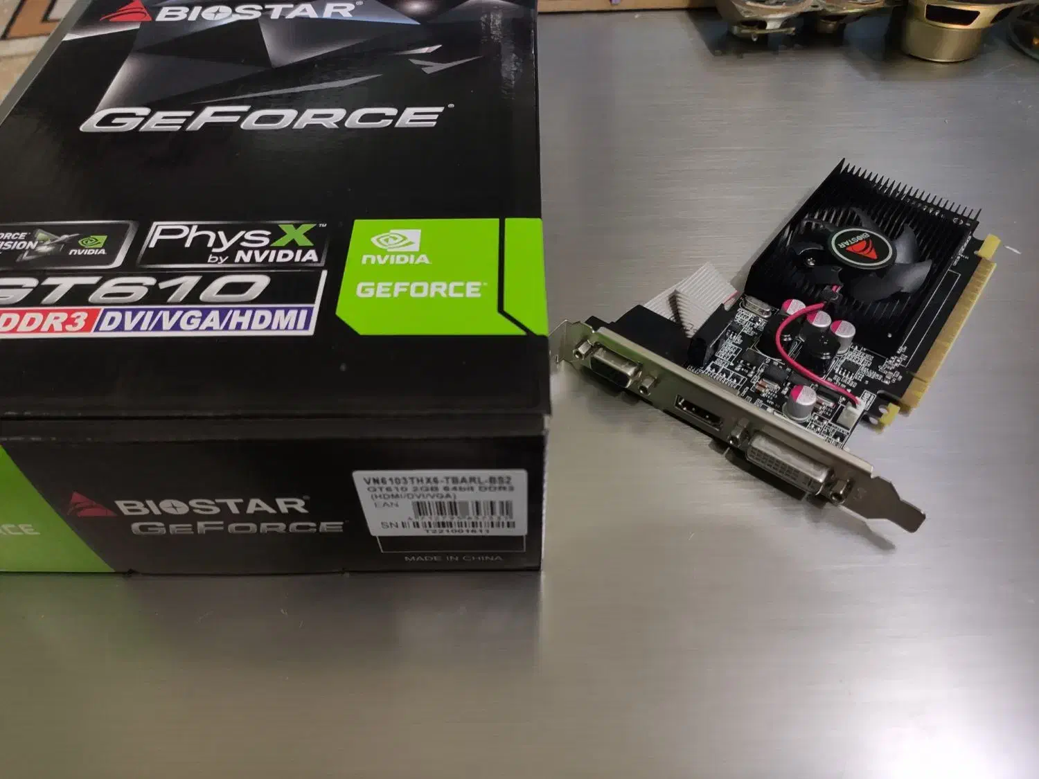 کارت گرافیک Geforce Nvidia GT 610 2gig|قطعات و لوازم جانبی رایانه|برازجان, |دیوار