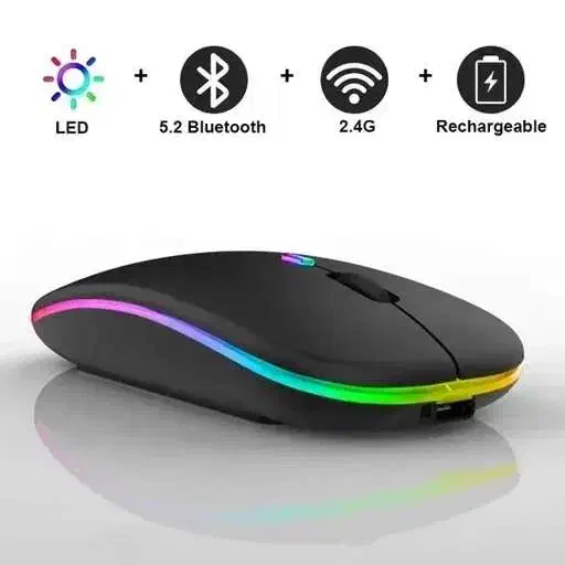 موس بی سیم و شارژی RGB مدل W10 برند HP|قطعات و لوازم جانبی رایانه|اهواز, زیتون کارمندی|دیوار