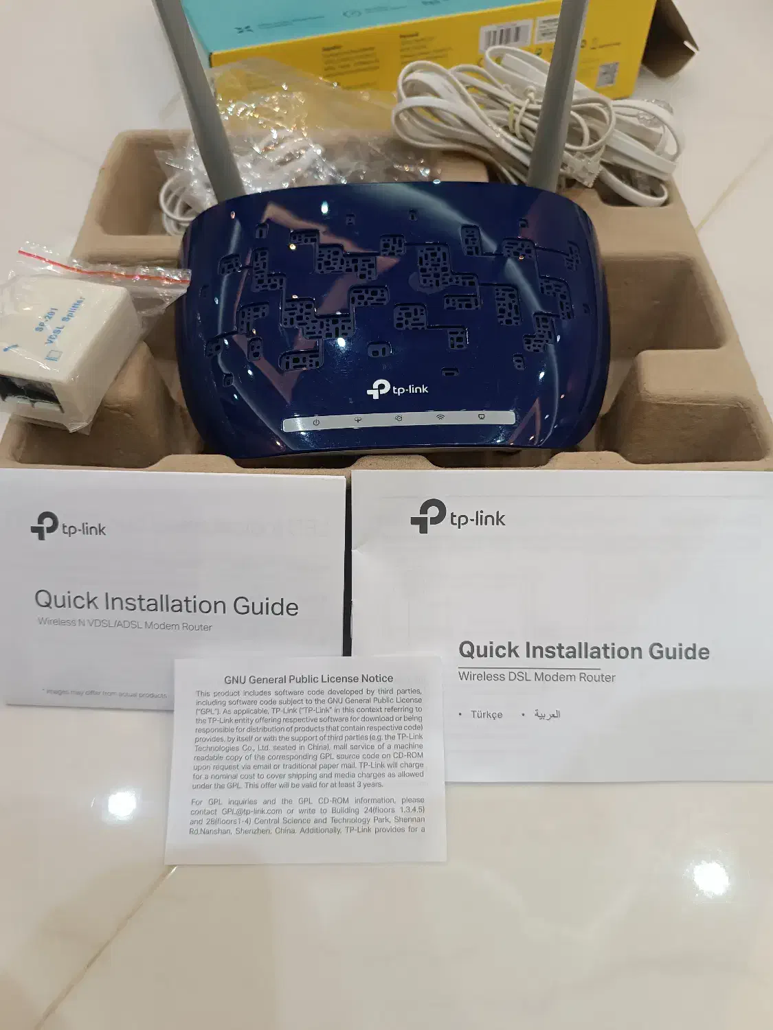 مودم ADSL/VDSL تی پی لینک با ضمانت|مودم و تجهیزات شبکه|اردبیل, |دیوار