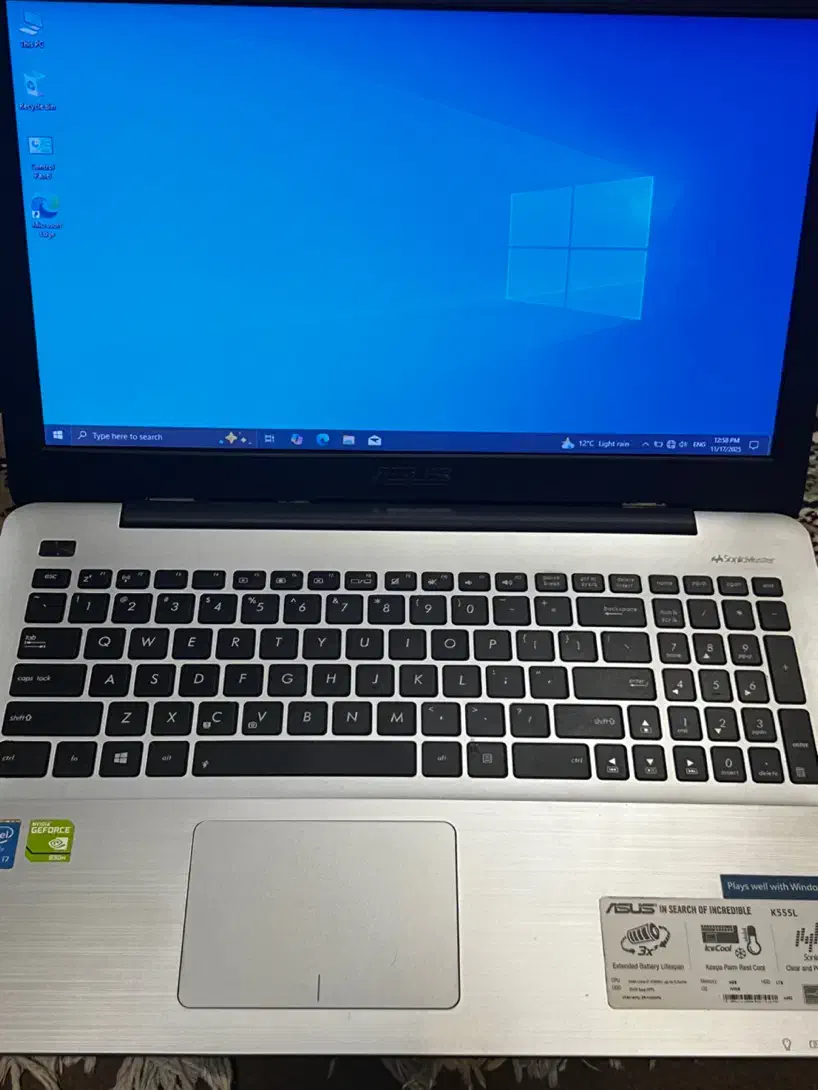 لپتاپ ایسوس Asus (k555L)|رایانه همراه|ارومیه, |دیوار