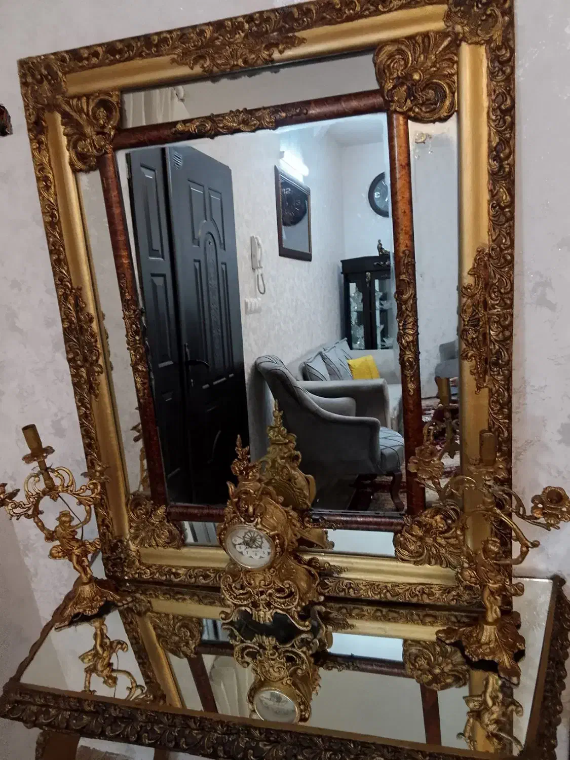 آینه و شمعدان|آینه|مشهد, تلگرد|دیوار