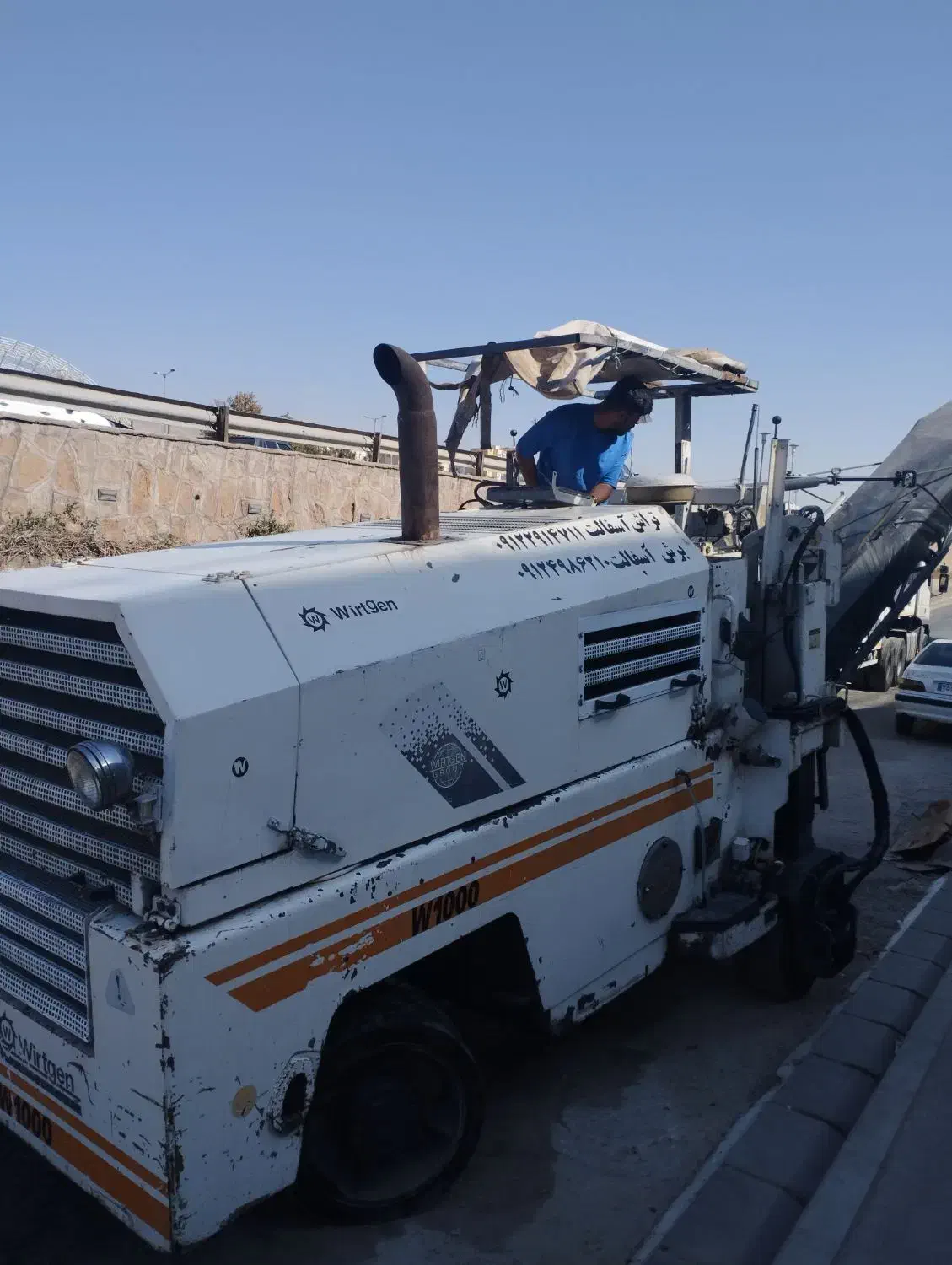 دستگاه تراش آسفالتw1000 آماده همکاری|ماشینآلات صنعتی|تلو, |دیوار