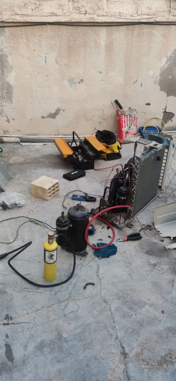 نصب سرویس شارژ گاز تعمیرات کولراسپیلت نصاب کولرساز|خدمات پیشه و مهارت|بندرعباس, |دیوار