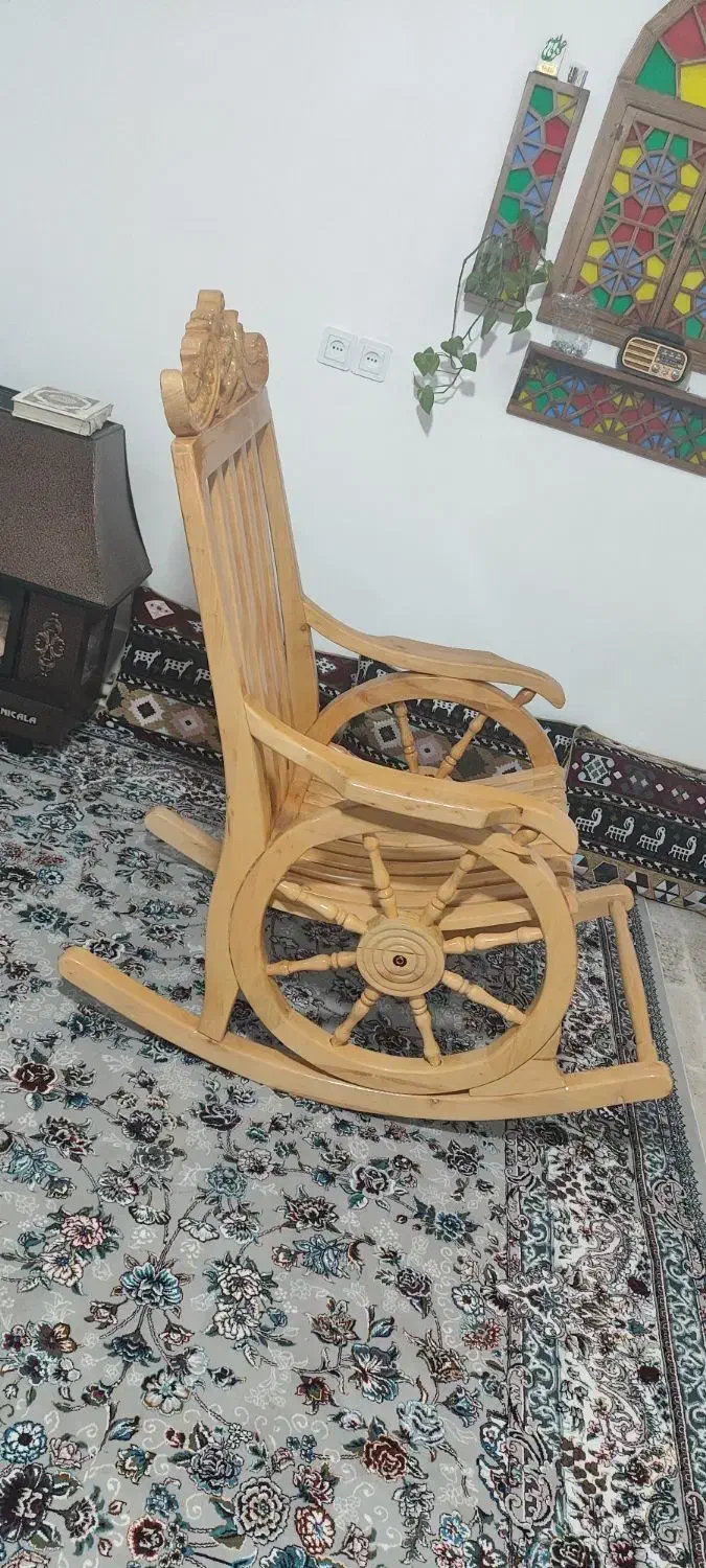 صندلی چوبی چوب راش اصلی|صندلی و نیمکت|برازجان, |دیوار