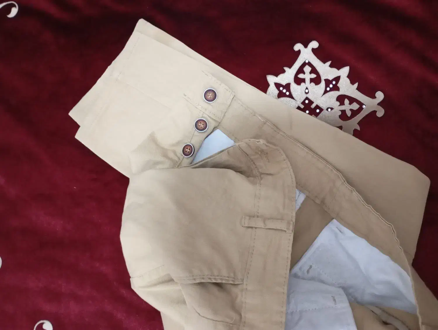 شلوار کتان معاوضه با کاپشن مشکی|لباس|زنجان, |دیوار