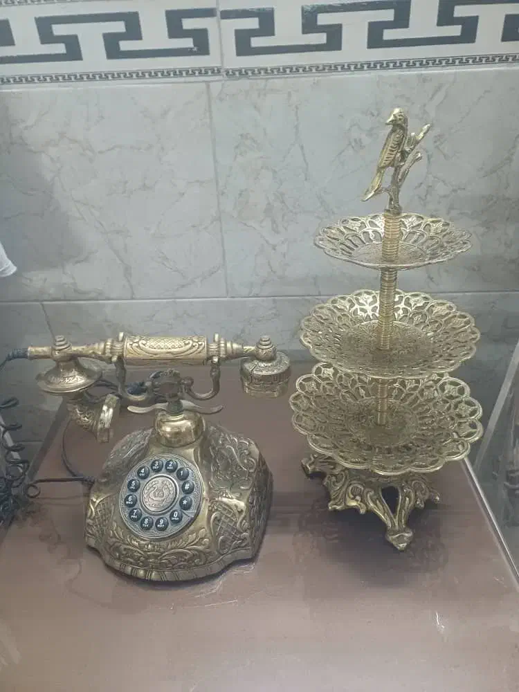 4تیکه لوازم برنجی (برنز) منزل|صنایع دستی و سایر لوازم تزئینی|تهران, نعمت‌آباد|دیوار
