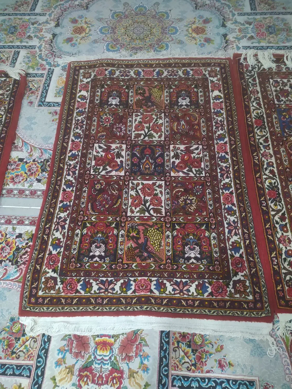 فرش دستباف چالشتری بختیاری|فرش|اصفهان, قهجاورستان|دیوار