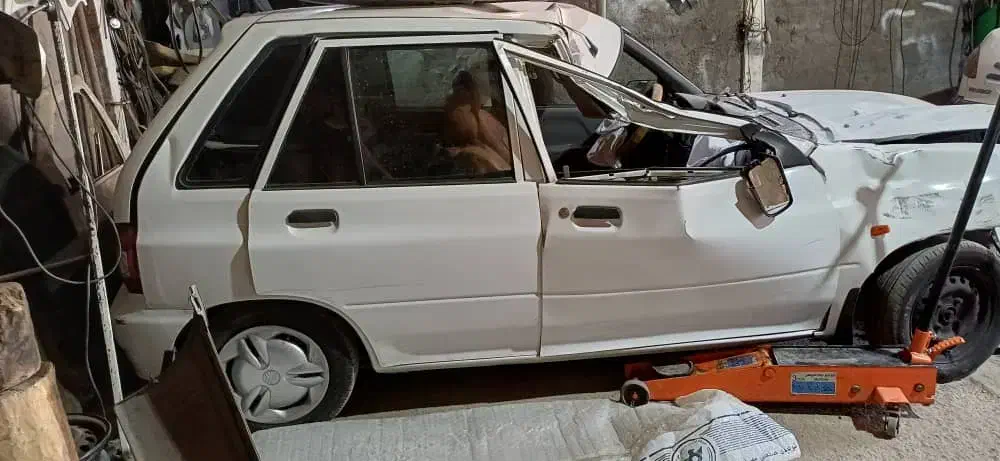 تصادفی پراید 111|خودرو سواری و وانت|ساوه, |دیوار