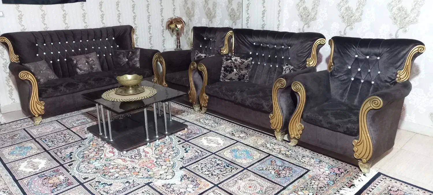 مبلمان راحتی ۷نفره|مبلمان خانگی و میز عسلی|نسیم‌شهر, |دیوار