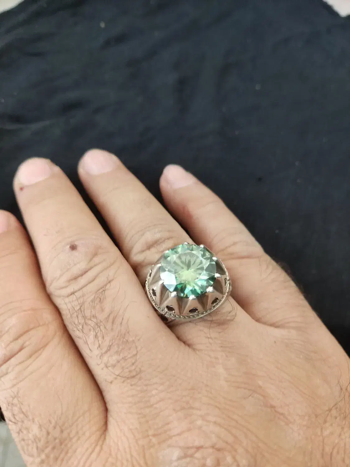 انگشترهای  زبرجد آماتیس وموزانایت(الماس روسی)|جواهرات|تهران, شهرک ابوذر|دیوار