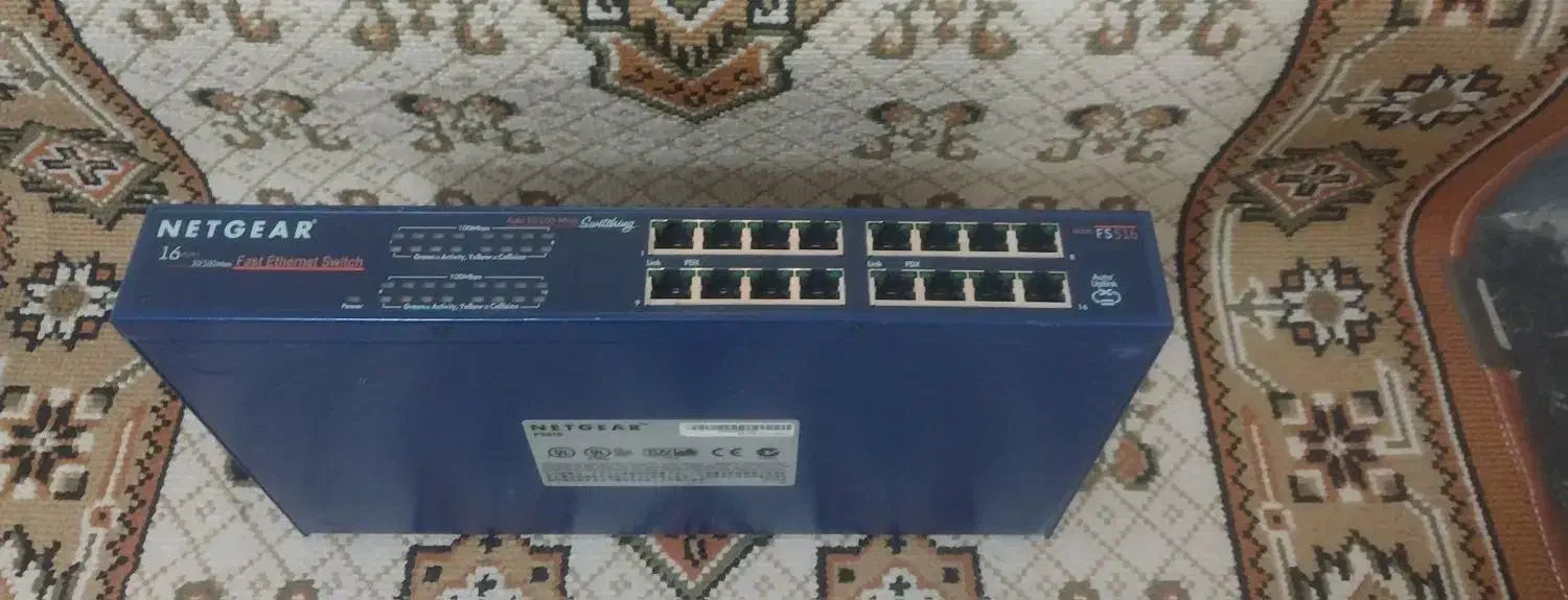 سویچ شبکه ۱۶پورت نت گیر سالم درحدنو|مودم و تجهیزات شبکه|رباط‌کریم, الارد|دیوار