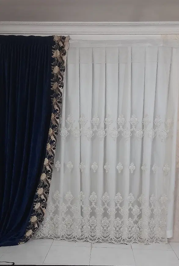 پرده|پرده، رانر، رومیزی|مشهد, شهرک مهر آباد|دیوار