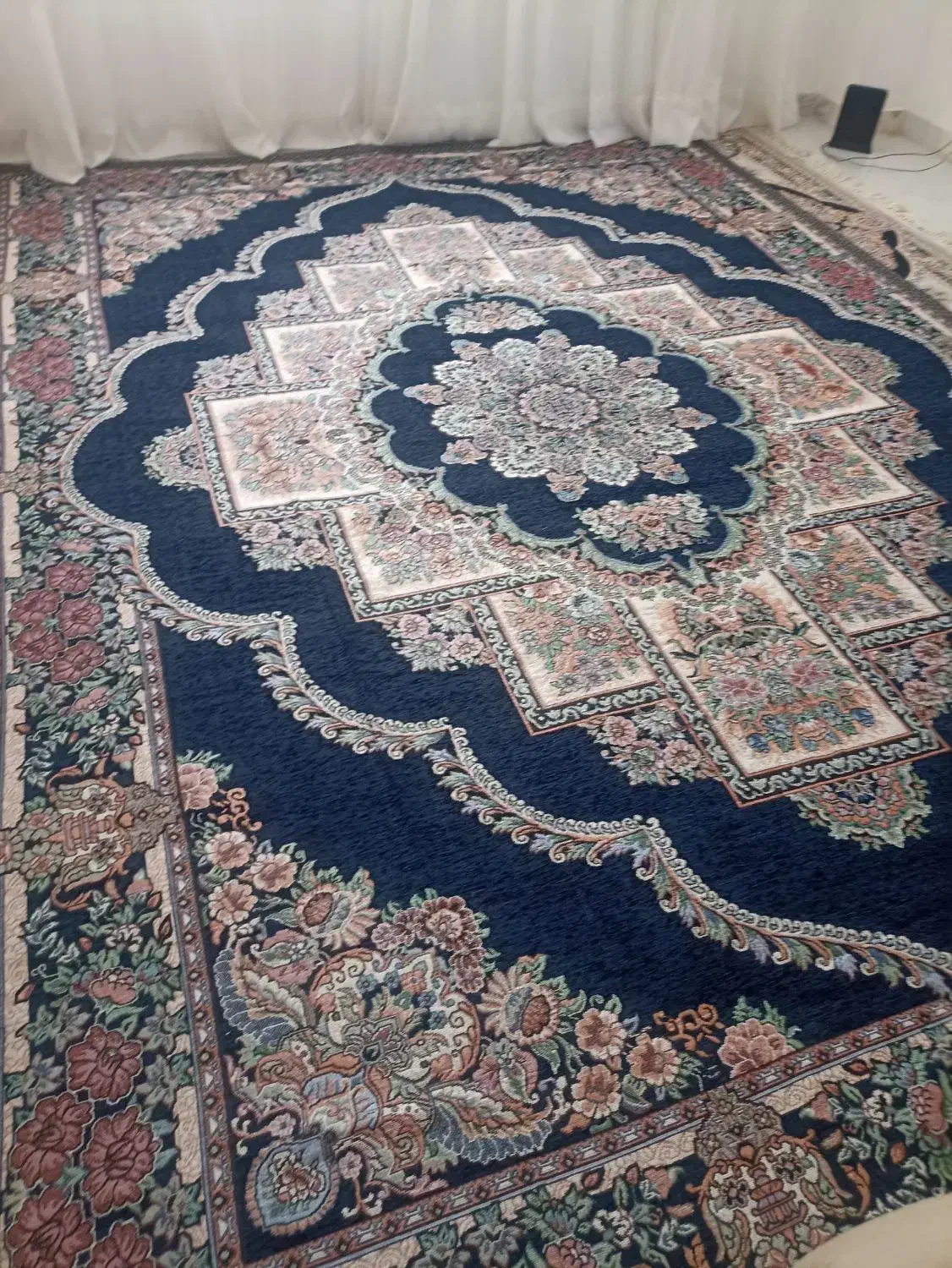 روفرشی12متری مخمل یزد کاملا نو|روفرشی|قم, پردیسان|دیوار