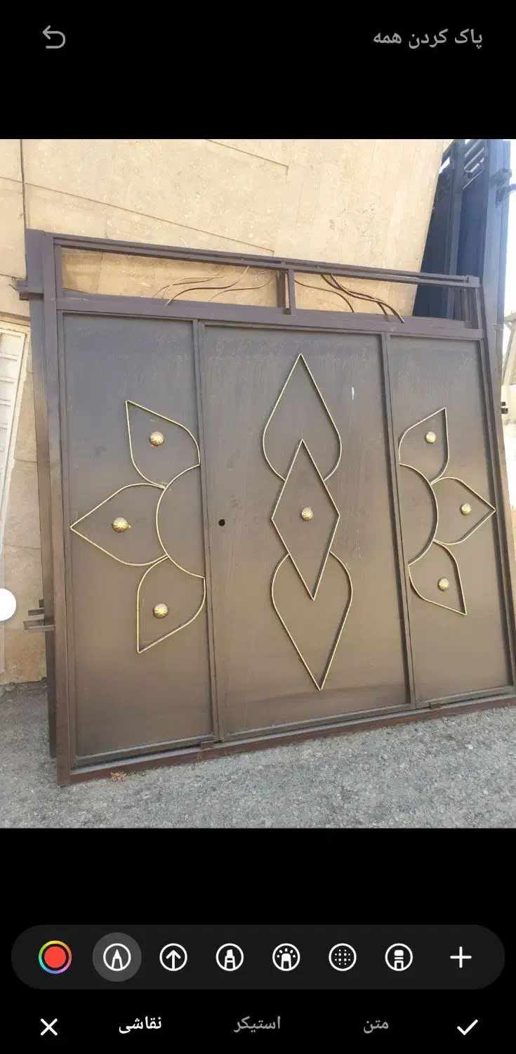 فروش انواع درب حیاطی|مصالح و تجهیزات ساختمان|نورآباد, |دیوار