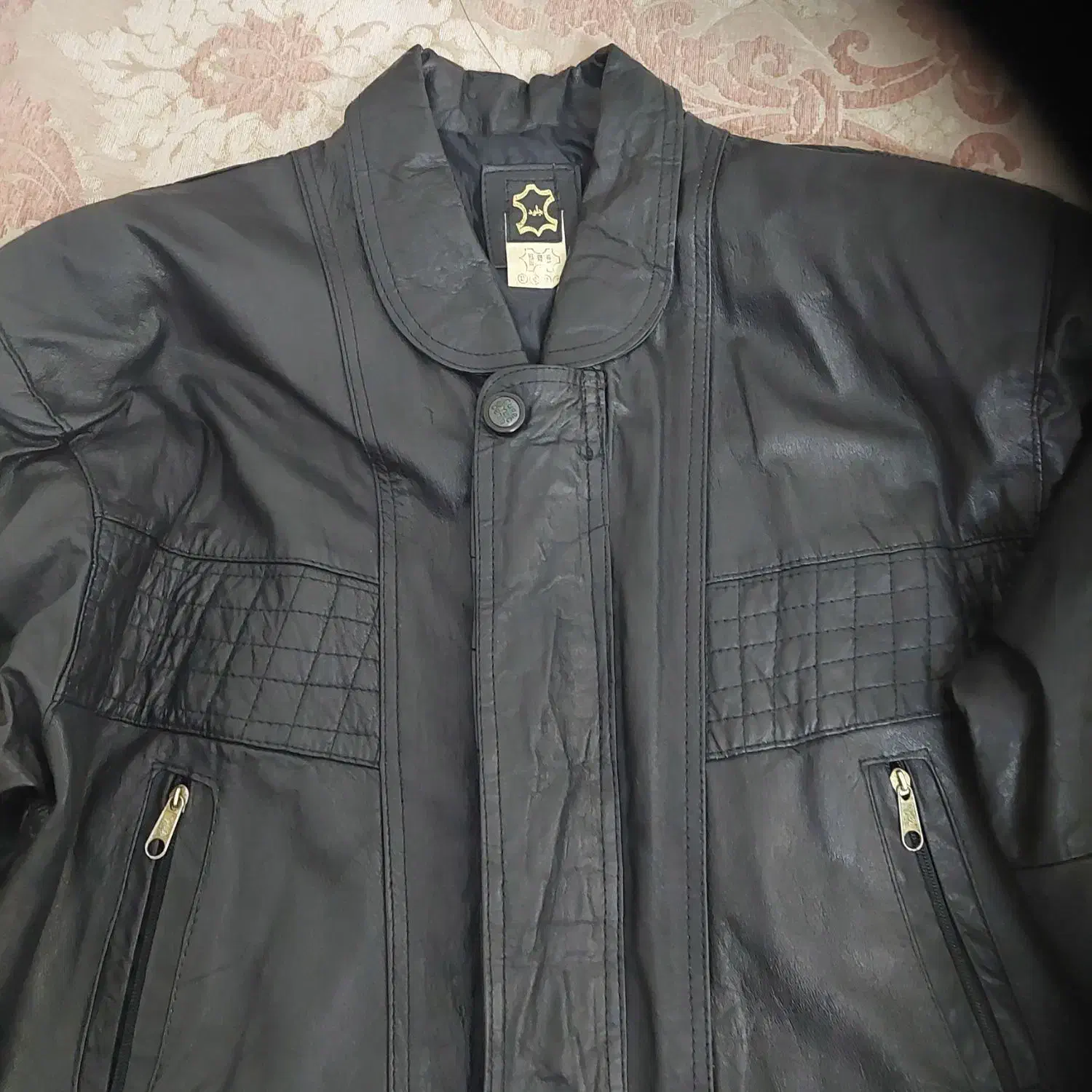 کاپشن چرم خارجی|لباس|اصفهان, ولدان|دیوار