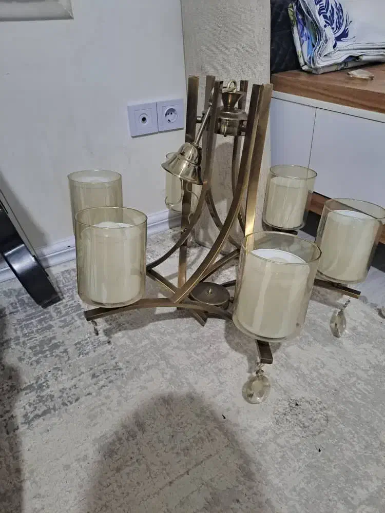 لوستر 6 شاخه|لوستر و چراغ آویز|تبریز, |دیوار