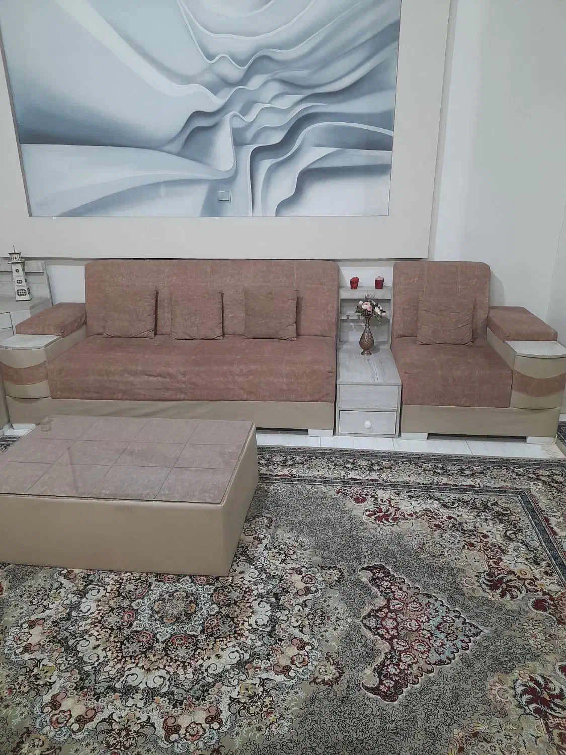 مبل راحتی|مبلمان خانگی و میز عسلی|قرچک, زیبا شهر|دیوار