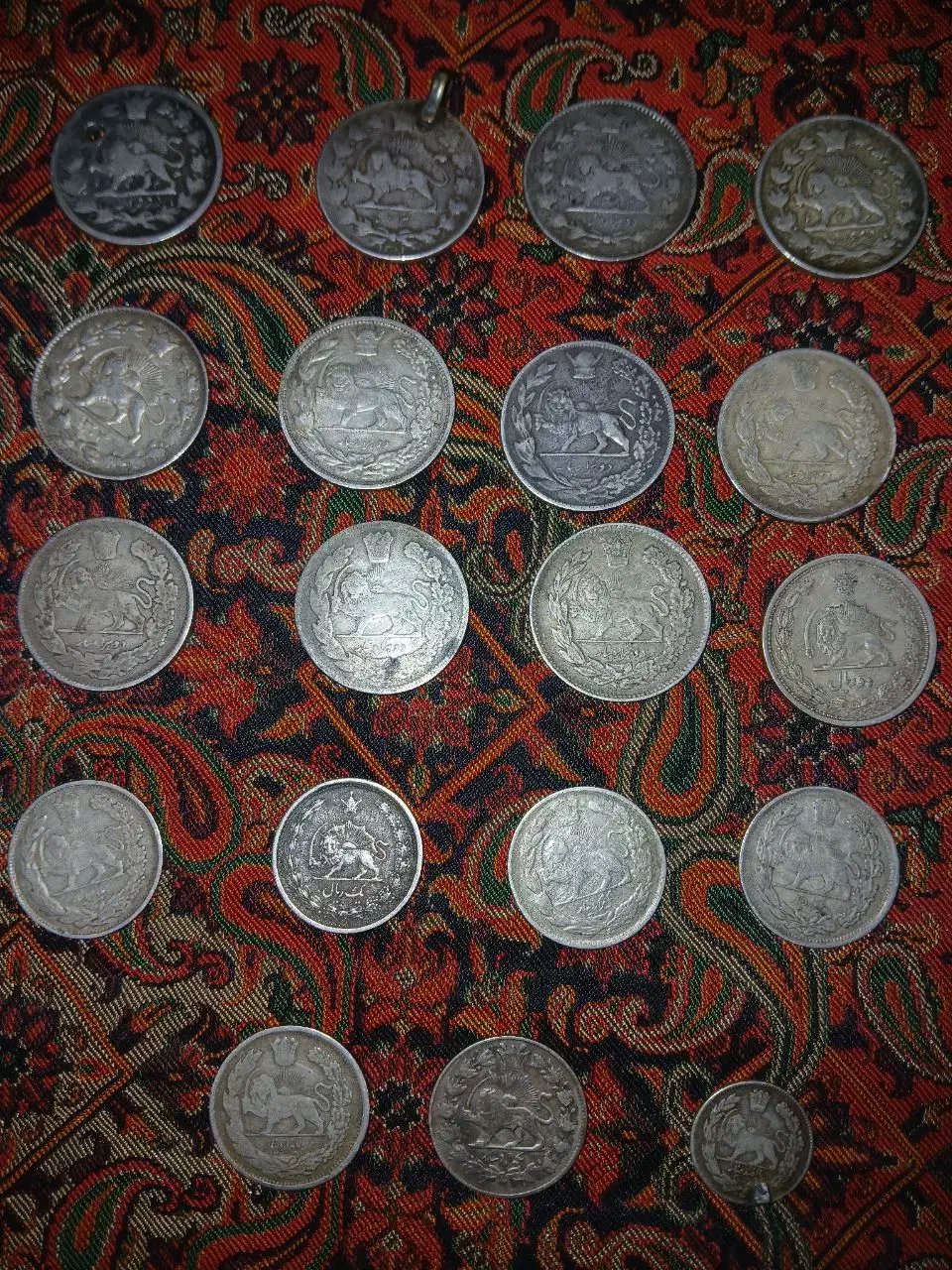 سکه های قاجار اصلی|کلکسیون سکه، تمبر، اسکناس|اهواز, کیانپارس |دیوار