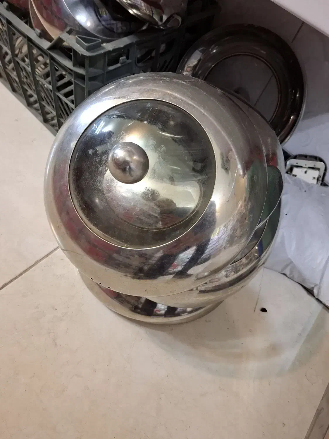 درب قابلمه شیشه ای|ظروف پخت‌وپز|مراغه, |دیوار